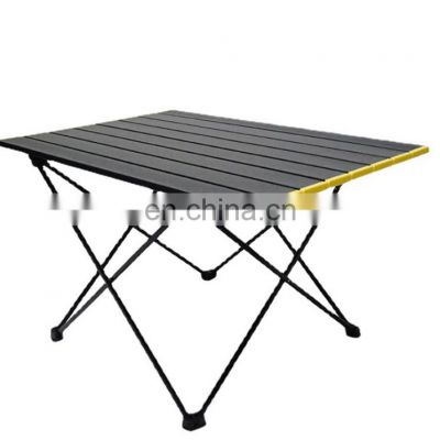 Hot selling Outdoor Aluminum Alloy Folding Portable Folding bbq camping small Portable Folding Picnic Dining Table