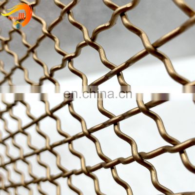 Factory sale 316 perforated metal stainless steel wire mesh screen crimped wire mesh