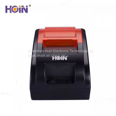Hoin HOP-H58 USB Thermal Printer 58mm Thermal POS Receipt Printer Black and White Cheap Price from Factory ESC/POS