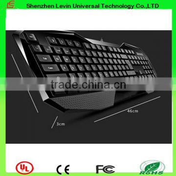 Hot Wired Colorful LED Backlight Mechanical Portable Gaming Keyboard
