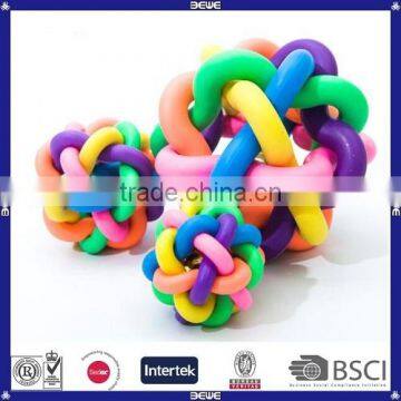 Colorful Soft Rubber Material Vocal Balls Pet Toys Ball