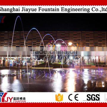 Jump jetting fountain for business street with music