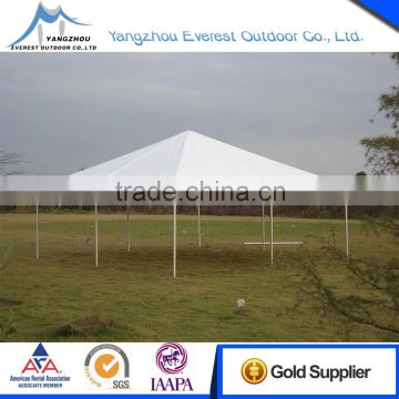 Hot selling top quality white 20x20 PVC folding steel frame tent