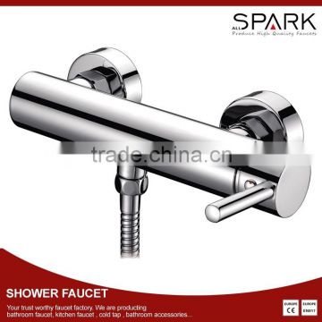 Sanitary accessory shower lever faucet single solid brass taps