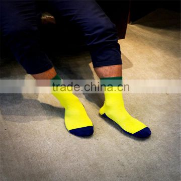Bright Color Custom Men Socks