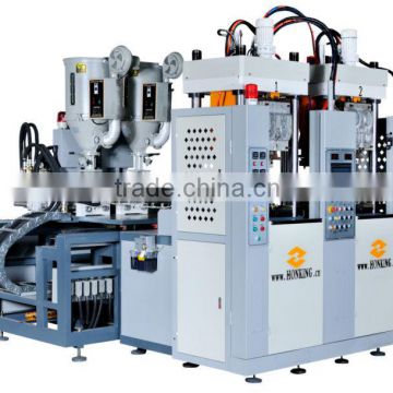 double color tpr outsole 2 station injection moulding machine