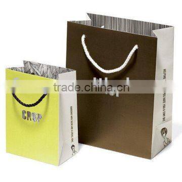 2016 Recyclable Paper Shopping Bag