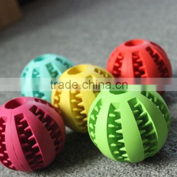 Cheap High density Hollow Large Rubber rubber bouncing ball for dog