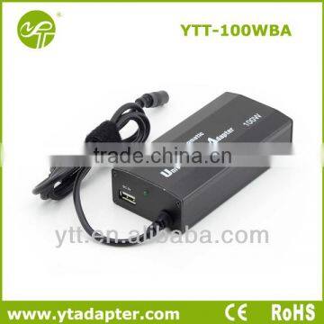 100W Universal Laptop Adaptor Ac/Dc With Usb Charger