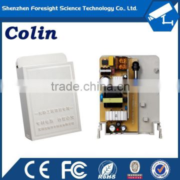 Hot selling power supply for cctv camera pass ce fcc rohs certificate