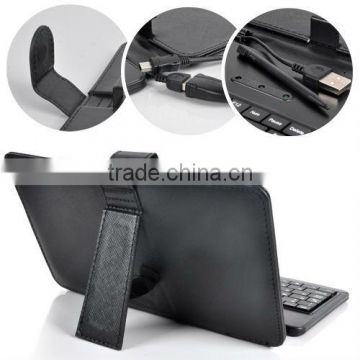 Micro USB Keyboard 9.7inch Leather Stand Case Cover for 9.7 tablet-Black Cyclone