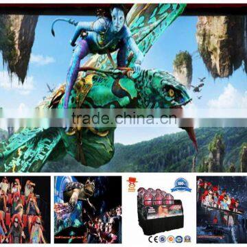 2013 oversea hot removable animation amusement equipment motion hydraulic auto truck mobile 9d cinema for sale