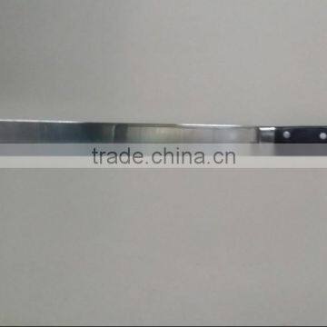 40cm No-Serrated Knife Bread knives Mirror-Pakka wood handle