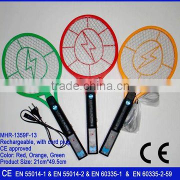 Three-layer nets ABS material high quality rechargeable electric mosquito racket