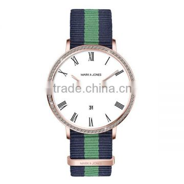 Europ best brands fashion wholesale watch with Nato nylon wristband