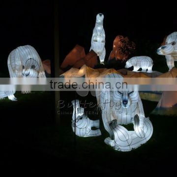 2016 famous life size bear lanterns for indoor outdoor decoration china lantern festival