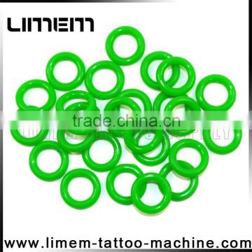 High quality low price green silicone rubber o ring