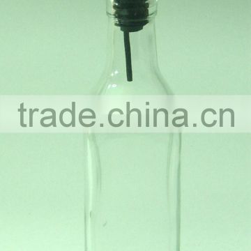 TW705 square glass oil bottle