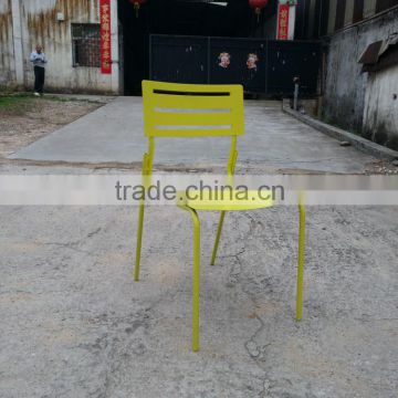 Popular outdoor furniture colorful garden iron chair