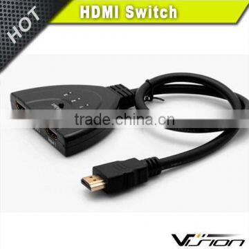 3 Port 1080p Hdmi Auto Switch Splitter Switcher HUB Box Cable LCD Hdtv