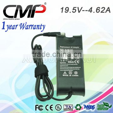 Laptop Power Supply for Dell 19.5V 4.62A 90W 7.4*5.0mm