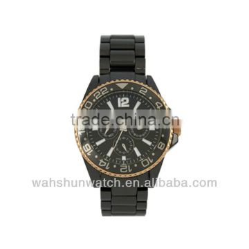 Top quality geneva black ceramic watch bands for men