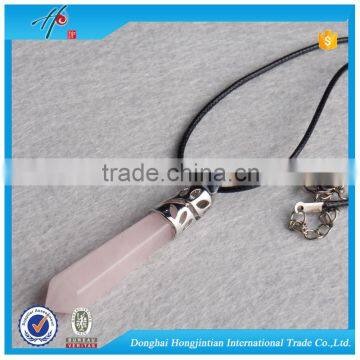 classsic style single big stone pendant customizable