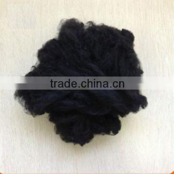 black chemical polyester staple fiber 100% recycled solid
