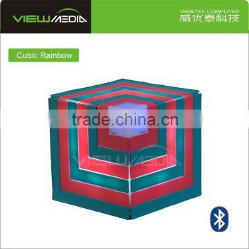 2017 Viewtec Cubic Rainbow portable wireless bluetooth speaker