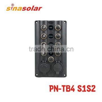 Toggle Switch Panel With Push Button Circuit Power Socket Accessory