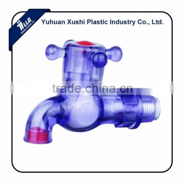 plastic facotry Colorful crystal violet bib tap fruit orchard garden 1/2 inch 3/4 inch DN15 DN20 PVC bibcock