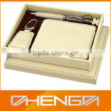 High quality customized made-in-china Leather Gift Set for gift packaging(ZDG12-017)