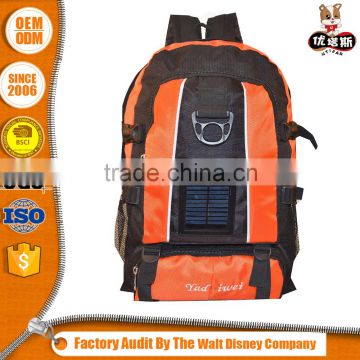2016 New Design Lowest Price Oem Color Solar Backpack With Speakers Ce