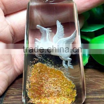 wholesale Crystal carved horse pandent