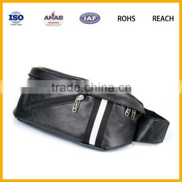 Small PU Leather Mens Casual Fashion Phone Shoulder Handbag Sporting Waist Bag