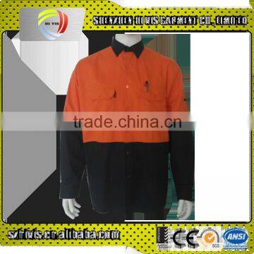 Reflective Cloth Supplier Low Price Waterproof 100% Cotton Work Shirts