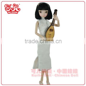 Chinese collectible dressed-up girl doll