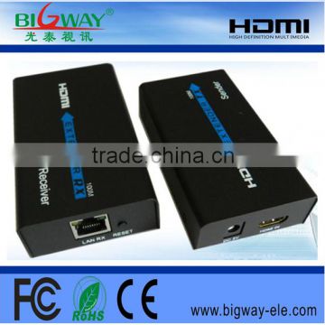 1080p cascade HDMI Extender 120m over TCP IP with Cat5e/6&IR for wholesale