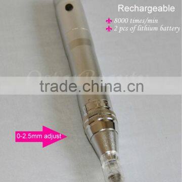 2014 Newest Products Electric Derma Pen Rechargeable Derma Roller