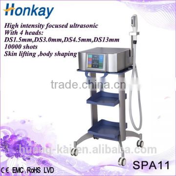 2016 High Intensity Focused Ultrasound face lifting machine ultrasonic face lift