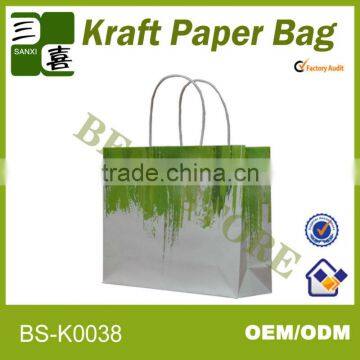 200g white craft paper bag for shopping