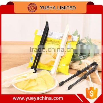 Kitchen Snack Food Tongs Salad Cake Clip Bread Potato Chips 5 Functional sealing Clip