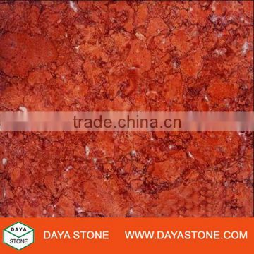 Red Natural Fossil Marble for slabs