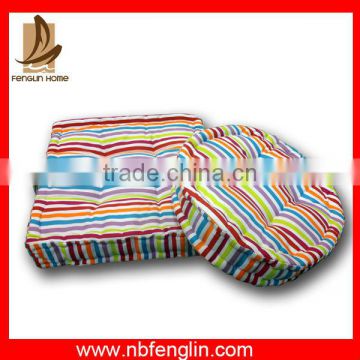 Wholesale Colourful Stripes Printed Round And Square Seat Cushion