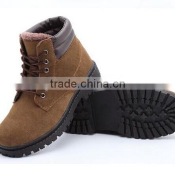 High quality winer season suede Leather Anti-oil safety shoes