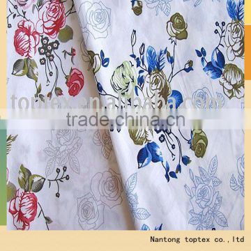 100% cotton printed poplin fabric for bedding