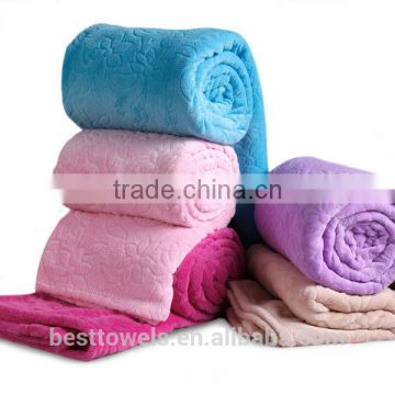 Ethnic throws solid jacquard polyester blanket