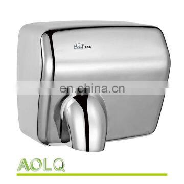 Rapid electric towel hot air hand dryer stainless steel