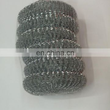 stainless steel wire mesh pot Scourer made from stainless steel wire netting