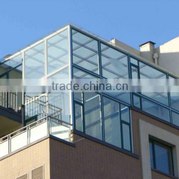 Clear and French Green Windshield Glass with CE and ISO9001